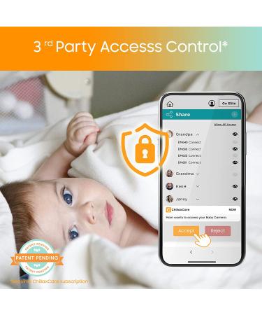 Chillax Giraffe Pro Smart Baby Monitor  WiFi Baby Monitor with Full HD 1080p Camera and 4.3 Video Parent Unit  Privacy Protection Switch  Auto Dimming LED  Gooseneck  2-Way Audio  Night Vision - Buy Online on SooperMarket.com