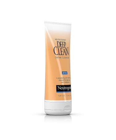 Neutrogena Deep Clean Daily Facial Cream Cleanser - 7 fl. oz | Beta Hydroxy Acid | Oil-Free & Non-Comedogenic - Buy Online on SooperMarket.com