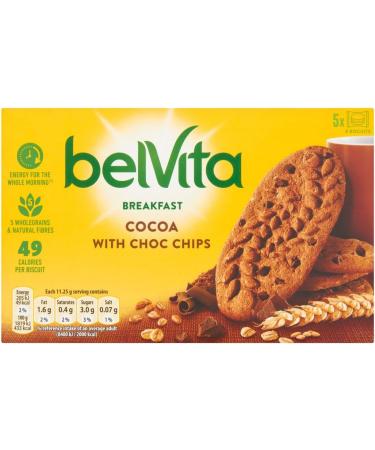 Breakfast Biscuits Bundle With Belvita Cocoa Choc Chips 5x45g Honey & Nuts Choc Chips 5x45g and Golden Oats 5x45g (3 Pack) - Buy Online on SooperMarket.com