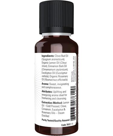 Now Essential Oils Nature's Shield 1-Ounce - Energizing Aromatherapy Blend | Vegan with Child Resistant Cap - Buy Online on SooperMarket.com