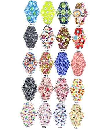 Mama Pads Washable Cloth Menstrual Pads | Reusable Bamboo Charcoal Cotton | Maternity Napkin | Portable & Eco-Friendly - Buy Online on SooperMarket.com