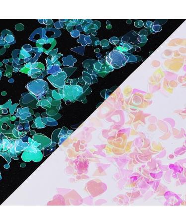 Shop GZSYY Nail Glitter Sequins - 12 Vibrant Colors for Stunning Nail Art & Manicure | International Shipping Available - Buy Online on SooperMarket.com