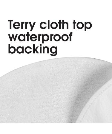 Boppy Changing Pad Liner 3-Pack | Waterproof Crisp White Terrycloth | Mess-Free Diaper Changes | On-the-Go Use | Machine Washable - Buy Online on SooperMarket.com
