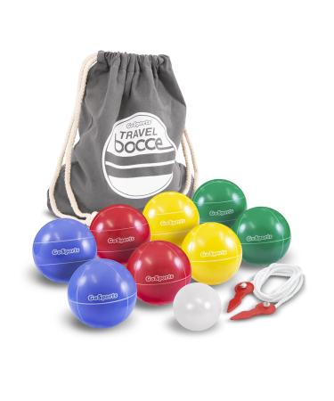 GoSports Travel Size Mini Bocce Game Set 65mm Travel Size Bocce