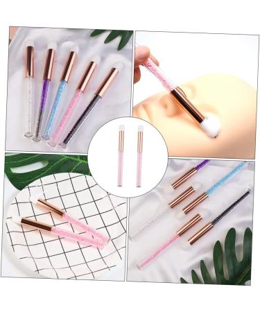 PLAFOPE 2pcs Nose Brush Beauty Eye Fluff Eyeshadow Brush Makeup Eyeshadow Pink Artificial Fiber Wool - Buy Online on SooperMarket.com