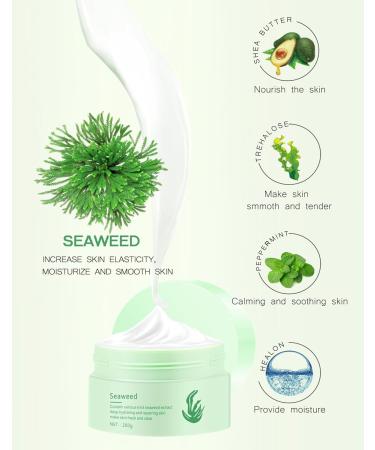 Seaweed Face Moisturizer & Mud Mask - Deep Hydration for Oily & Dry Skin Nourishing & Repairing Barrier 7.05 Oz - Buy Online on SooperMarket.com