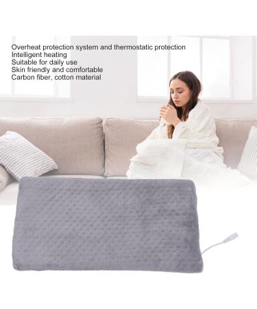 Plplaaoo Electric Heating Blanket - Soft & Breathable Carbon Fiber Cushion with Overheating Protection (EU 220-240V) - Buy Online on SooperMarket.com