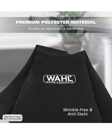 Wahl Clipper Reusable Barbers Cape for Hair Cutting & Trimming - Adjustable Neck for Kids & Adults - Model 3417 - Buy Online on SooperMarket.com
