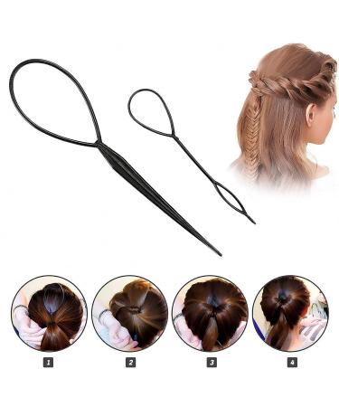 25 PCs Hair Styling Accessories Kit - Braided Clips & Foam Pads for DIY Hairstyles | Hair Tool Set for Girls - Buy Online on SooperMarket.com