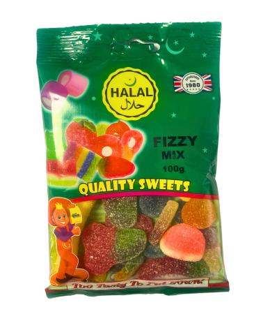 HALAL FIZZY MIX SWEETS 1Kg by Ginni's
