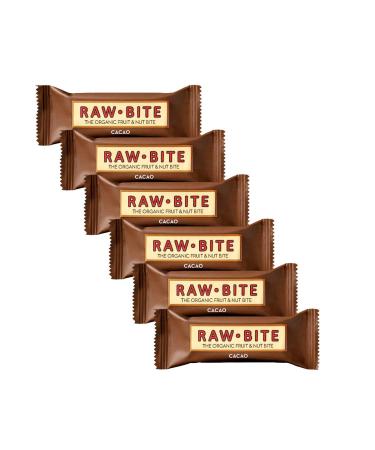 Raw Bite - Cacao Bar - Fruit-nut bar with cocoa size: 6 x 50 g