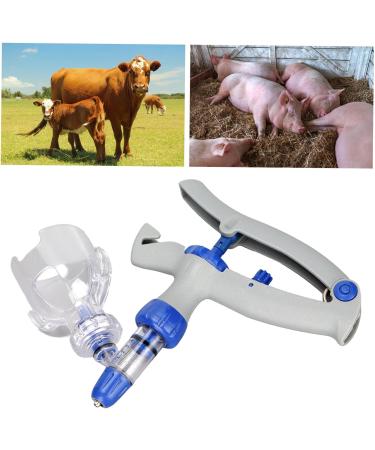 Advanced Veterinary Syringe - 5ml Continuous & Adjustable Animal Injector for Livestock - Buy Online on SooperMarket.com