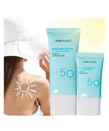 Powerful Daily Face Sunscreen - 24h Moisturizing Protection for Face Neck & Cleavage | Non-Greasy & Refreshing - Buy Online on SooperMarket.com