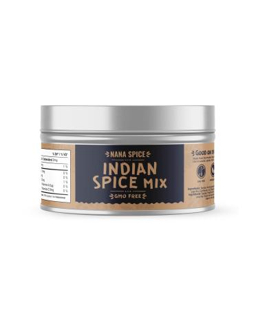 INDIAN SPICE BLEND BY NANA SPICE | 100 G TIN | HAND GROUNDED FOR RICH AROMA AND FLAVOUR Indian Spice Mix