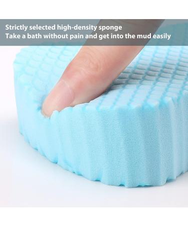 Soft Exfoliating Bath Sponge Set for Dead Skin Removal - 2 Pack (Pink & Blue) - Buy Online on SooperMarket.com