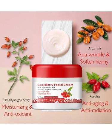 100g Berry Face Cream Go-Ji Berry Facial Cream Face Moisturizer Go-Ji Cream Anti Wrinkle Cream Anti Aging Face Cream Face Cream for Women Face Moisturiser Moisturizing Revitalizing Cream - Buy Online on SooperMarket.com