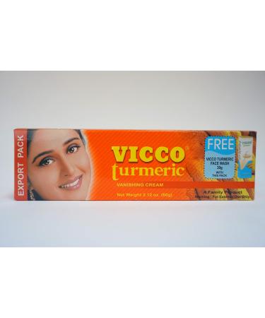 Vicco Turmeric Vanishing Cream (With Sandalwood Oil) 2.12oz