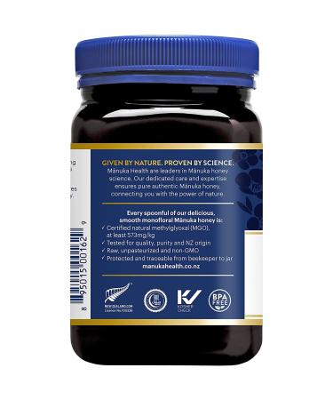 Manuka Health Manuka Honey MGO 573+ | 17.6 oz (500g) - Premium Raw Honey - Buy Online on SooperMarket.com