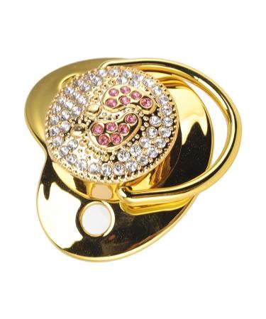 Bling Baby Pacifier - Anti-Static Gold Pacifier for Newborns & Toddlers (6-18 Months) - Perfect for Outdoor Use | Shop Now! - Buy Online on SooperMarket.com