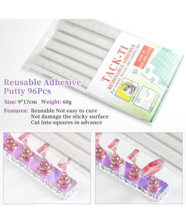 2 Set Nail Stand for Press-On Nails Display - Aurora Acrylic Exercise Hand for Nail Design & Magnetic Tips - Buy Online on SooperMarket.com