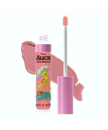 Wet n Wild Alice in Wonderland Lip Gloss High-Shiny and Lightly-Tinted for the Ultimate Mirror Finish Infused with Vitamin E Sunflower Seed and Argan Oil Wildflower Shade Lip Gloss Wildflower