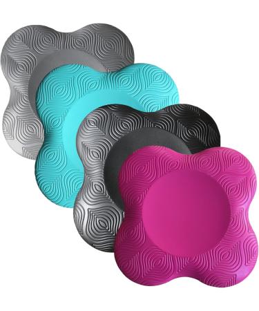 Sunflower Home 2 Pack Extra Thick Yoga Knee Pad Cushion for Knees, Elbows, Wrist, Hands & Head - Black - Buy Online on SooperMarket.com