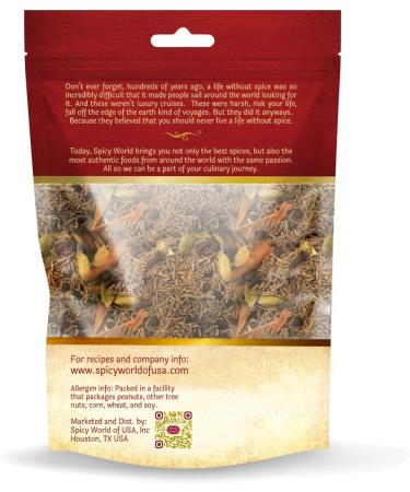 Spicy World Garam Masala Indian 10-Whole Spices Blend 400g (14oz) All Natural | Vegan from India - Buy Online on SooperMarket.com