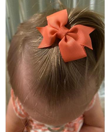 50 Pcs Tiny Baby Hair Clips - Alligator Clips Hair Bows for Girls in 25 Pairs - Hair Barrettes for Infants and Toddlers - Assorted Colors - Buy Online on SooperMarket.com