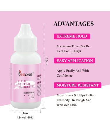 Buy 4 Bottles Invisible Lace Wig Glue Set - 2PCS Wig Glue & 2PCS Remover | International Shipping Available - Buy Online on SooperMarket.com