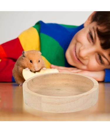POPETPOP Hamster Food Bowl Bunny Food Bowls Pet Accessories Pet Feeder Hamster Supply Chinchilla Accessory Hamster Bowl Multifunction Gerbil Food Rack Guinea Pig Oak Rat Food Dish - Buy Online on SooperMarket.com