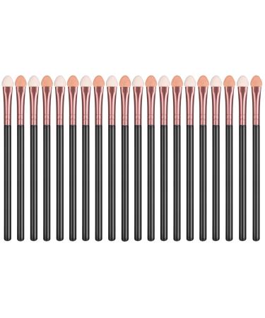 WLLHYF 20-Piece Eyeshadow Applicators Set | Reusable Double-Sided Makeup Brushes for Women & Girls | Professional Eyeshadow Tools - Buy Online on SooperMarket.com