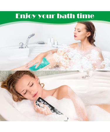 Windspeed 2Pcs African Body Exfoliating Net Bathing Sponge for Deep Cleaning | Skin Smoother for Men & Women | Shower Essential (80x30cm, Black+Green) - Buy Online on SooperMarket.com