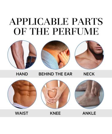 Men's Roller Pheromone Cologne Perfume Oils For Man Travel Size Cologne Roll On Glass Bottle Long Lasting Scent Enhanced Scents Sampler (1pcs) - Buy Online on SooperMarket.com