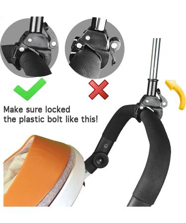 Yobee Umbrella Mount Stand - Adjustable Holder for Bike, Electric Bicycle, Walker, Pram, Stroller - No Tooling Required - Buy Online on SooperMarket.com