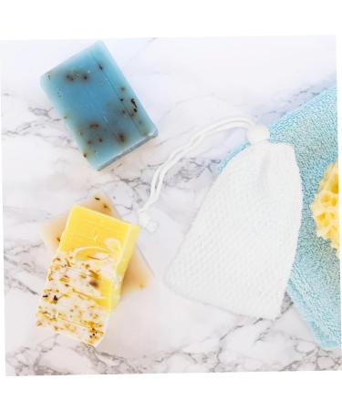 PLAFOPE 2 Pcs Soap Bath Sponge Swirl Bathing Soap Net Handmade Soap Shower Face Sponge Nylon - Buy Online on SooperMarket.com