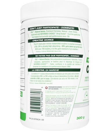 PVL 100% Pure Creatine - Creatine Monohydrate Micronized Powder - Creatine Powder Supplement for enhanced high-intensity performance - 300 g - Unflavoured 60 Servings (Pack of 1) - Buy Online on SooperMarket.com