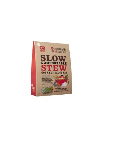 Gordon Rhodes' Slow Comfortable Stew Gourmet Recipe Sauce Mix is a flavoursome Gourmet stew .Easy to Prepare - Gluten-Free & Suitable for Vegetarian (1 x 75gm) Slow Cook Beef Casserole Sauce Mix