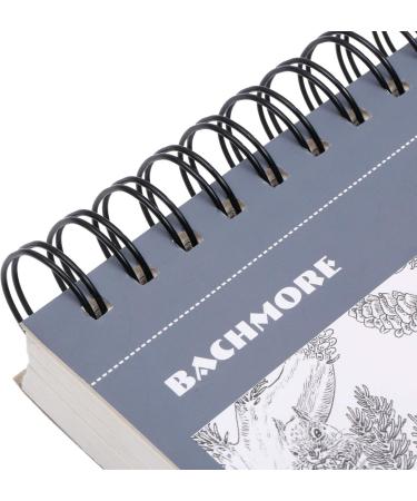 Bachmore 5.5X8.5 Inch Sketchpad - 100 Sheets Spiral Bound Sketch Book for Artists | Marker Art, Colored Pencil, Charcoal | Ideal for Pro & Amateurs (1 Pack) - Buy Online on SooperMarket.com