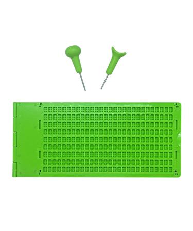 Harilla Braille writing table 9 lines 28 cells gifts learning accessories easy to use Braille learning tools with a pen for men and women