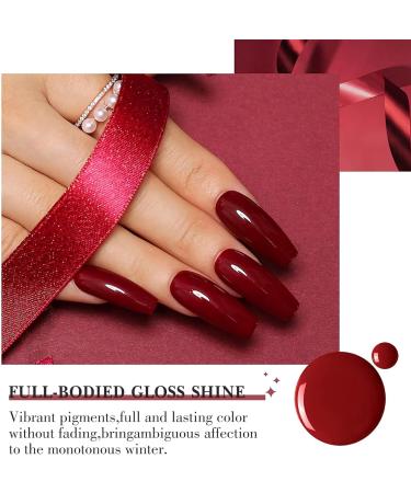 Dip Powder Set Honey Joy - 6 Color Glitter Dipping Powder Collection for Classic Red Manicure - Nail Art DIY Salon Kit, No Need for Nail Lamp - Great Gifts for Women - Buy Online on SooperMarket.com