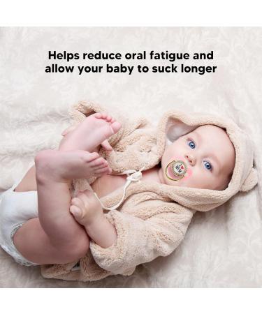 Portable Pink Baby Pacifier - Built-in Silicone Closed Loop Design for Home Use - Buy Online on SooperMarket.com