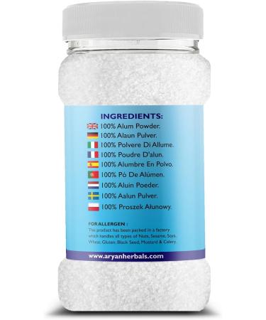 Aryan Alum Powder or Fitkari Powder Natural Potassium Sulphate No Added Chemicals & Colors- 150gm Alum Powder 150gm - Buy Online on SooperMarket.com