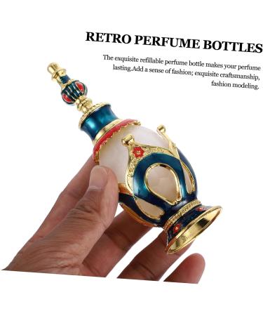 HAPINARY Perfume Bottle Essence Bottle Arabian Perfume Travel Decor Refillable Essential Oil Bottle Mermaid Party Decorations Spray Mist Bottle Vintage Victoria Miss Glass Bottle Filling 25 ml Blue - Buy Online on SooperMarket.com