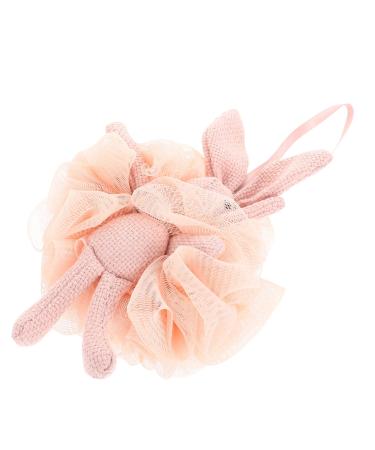 STAHAD Pouf for Bath Ball Exfoliating Kids Home Hotel Design Easter Rabbit Bathing Shower Plush Portable Scrubber Household Adorable Loofah Accessory Wash Loofahs Balls Men Bunny