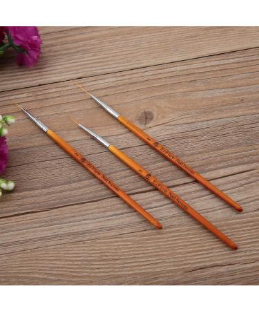 3 Piece Nail Art Brush Set - Beginner Marbling Tools for Smooth Operation | International Shipping - Buy Online on SooperMarket.com