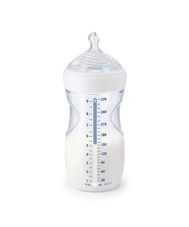 NUK Simply Natural Baby Bottle 9 oz (2-Pack) | Ideal for 1+ Months - Buy Online on SooperMarket.com