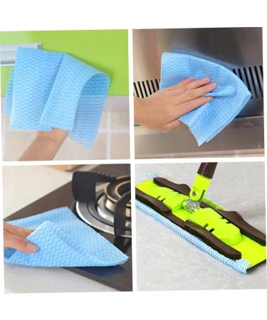 3 Rolls Kitchen Cloth 150 Sheets Disposable Dish Cloths Cleaning Cloths All Purpose Dish Cloths Non Woven Blue Cloths Wash for Kitchen Bathroom Window Glass - Buy Online on SooperMarket.com