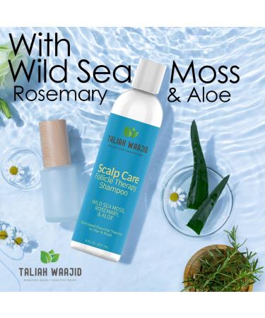 Taliah Waajid Scalp Care Follicle Therapy Shampoo | Natural Treatment for Thinning Hair & Hair Loss | Wild Sea Moss Rosemary & Aloe | 8oz - Buy Online on SooperMarket.com