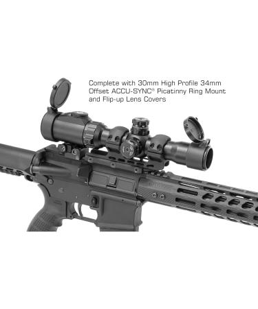 UTG 1-8X28 30mm MRC Scope | IE BG4 Reticle & ACCU-SYNC SCP3-18IEBG4 | International Shipping Available - Buy Online on SooperMarket.com