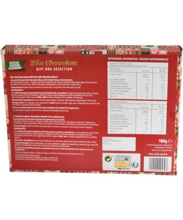 Hot Chocolate Gift Set 12 Pack Assorted Flavours Selection Gift Box Dessert Limited Edition (Limited Edition Selection) - Buy Online on SooperMarket.com